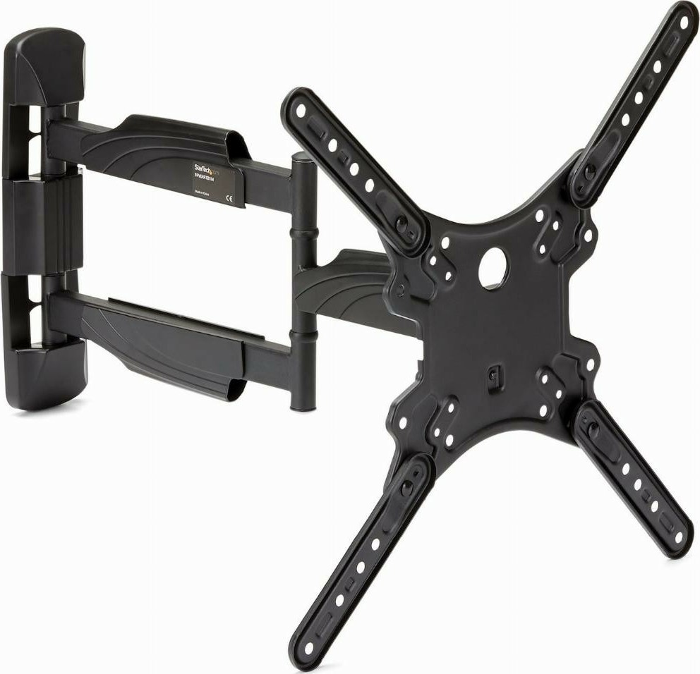 StarTech.com Draaibare TV beugel voor 32"-55" (35kg) VESA Schermen - Universeel Full Motion Flat Screen Muursteun - Kantelen/Zwenken - Scharnierende TV Muurbeugel - FPWARTB1M
