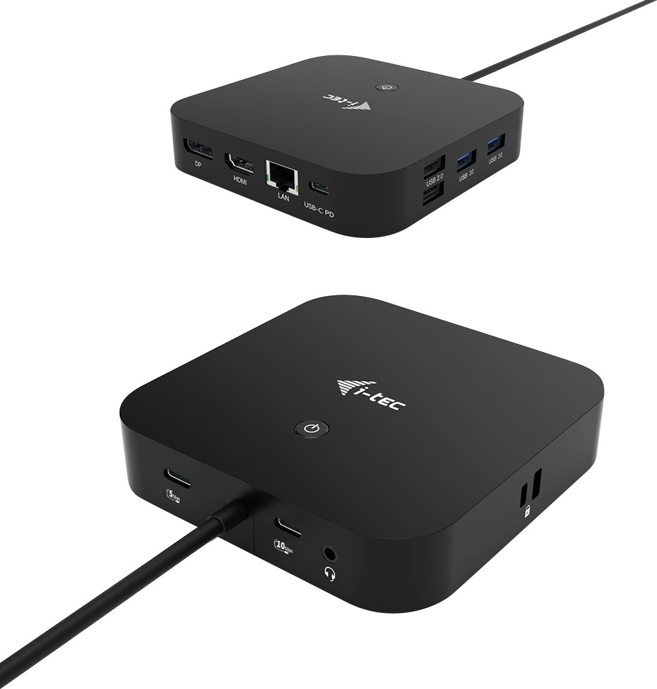 i-tec USB-C HDMI DP Docking Station with Power Delivery 100 W - C31HDMIDPDOCKPD
