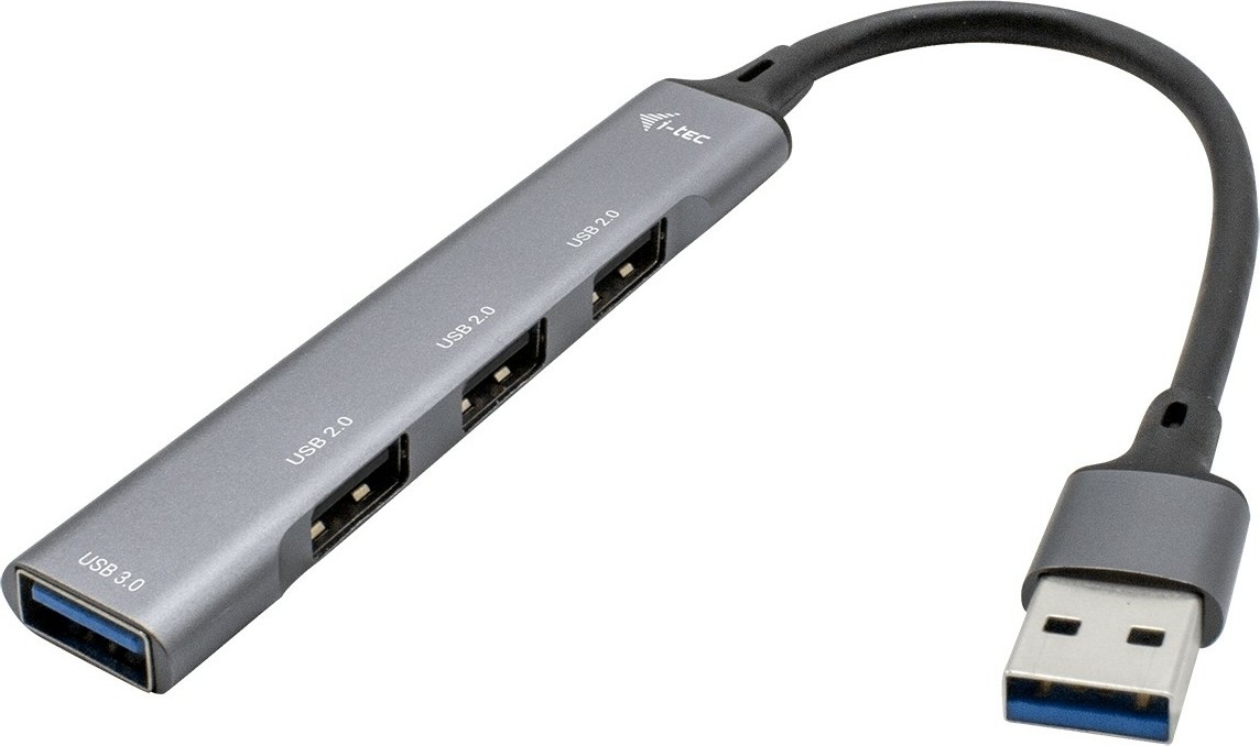 i-tec Metal USB 3.0 HUB 1x USB 3.0 + 3x USB 2.0 - U3HUBMETALMINI4