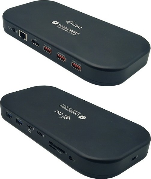 i-tec Thunderbolt 3/USB-C Dual 4K Docking Station + USB-C to DisplayPort Cable (1,5 m) + Power Delivery 60W - TB3HDMIDOCKPD