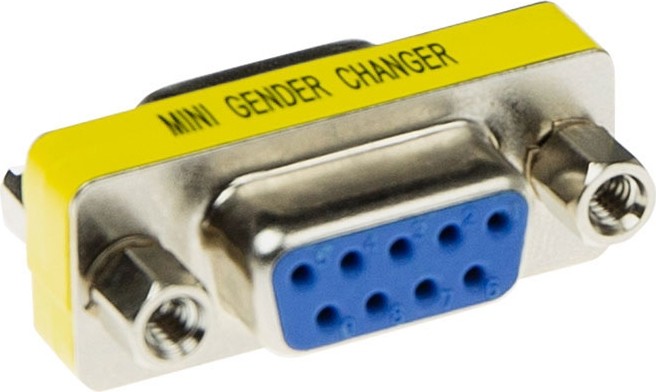 ACT D-sub Adapter 9 polig female naar 9 polig female - AB9035