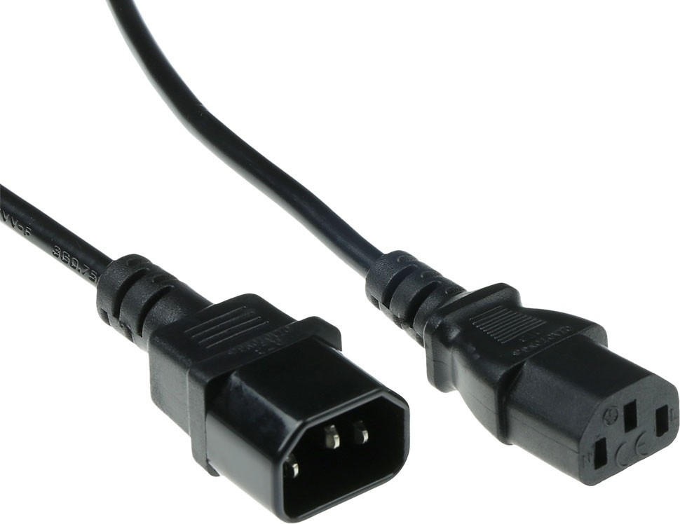 ACT 230V connection cable C13 - C14 3 m - AK5031