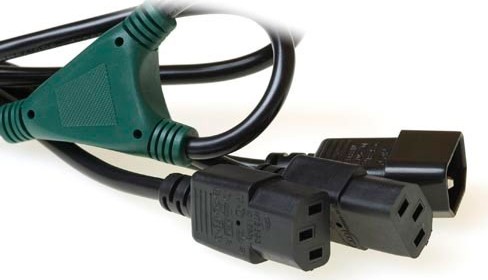 ACT 230V splitcable C14 - 2 x C13 1.8 m - AK5052