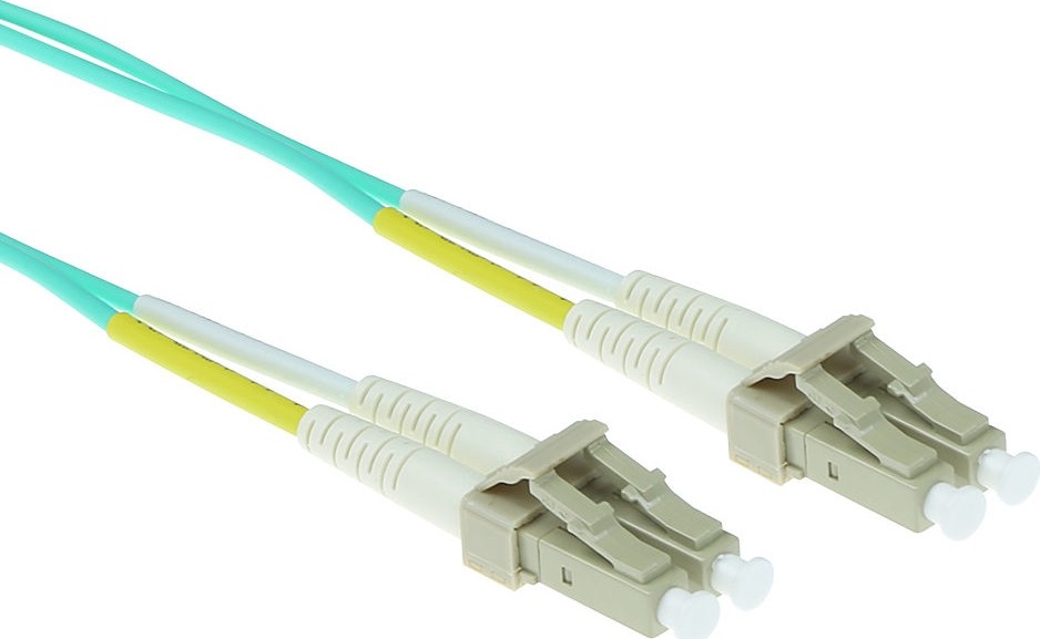ACT 4 meter LSZH Multimode 50/125 OM3 glasvezel patchkabel duplex met LC connectoren - RL9604