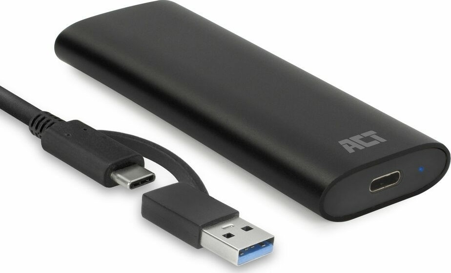 ACT USB-C M.2 NVMe / PCIe SSD Behuizing, tool-free - AC1615