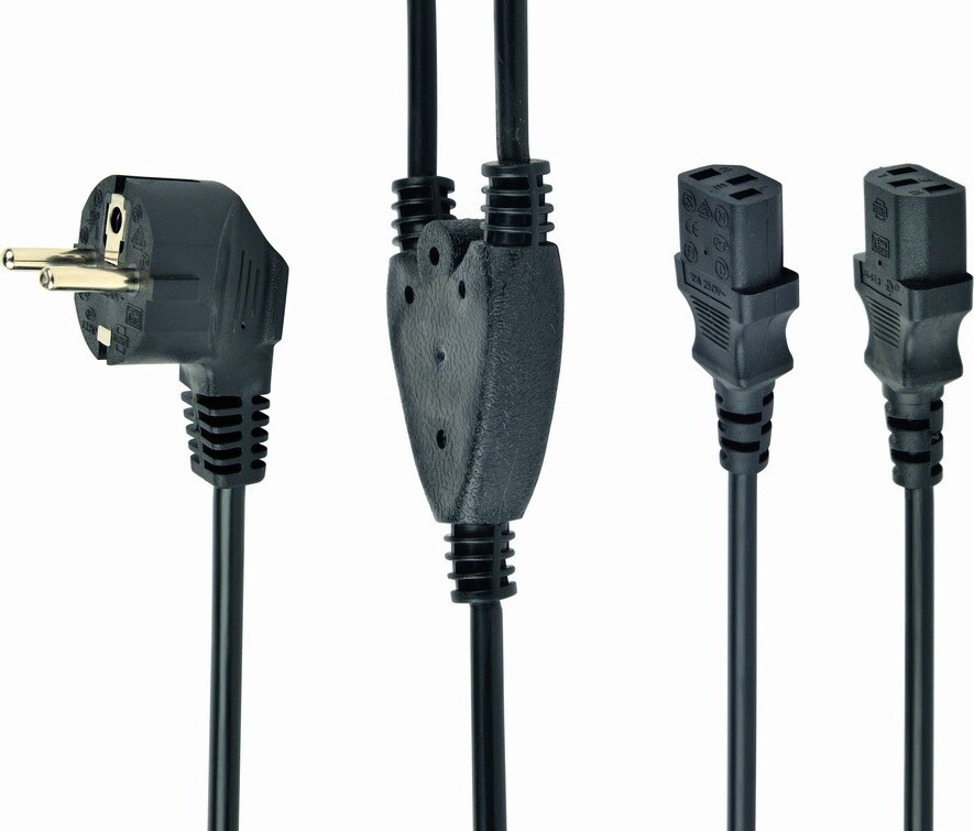 Gembird electriciteitssnoer Zwart 2 m CEE7/4 - PC-186-ML6