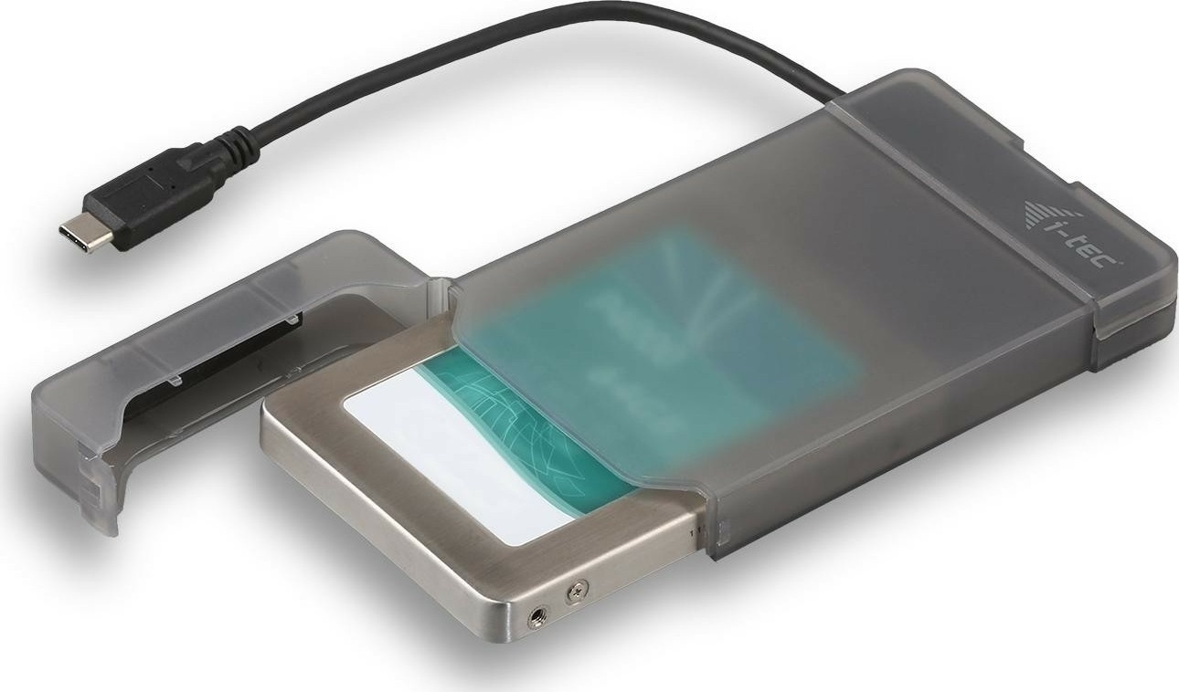 i-tec behuizing voor opslagstations HDD-/SSD-behuizing Zwart 2.5" - C31MYSAFEU313